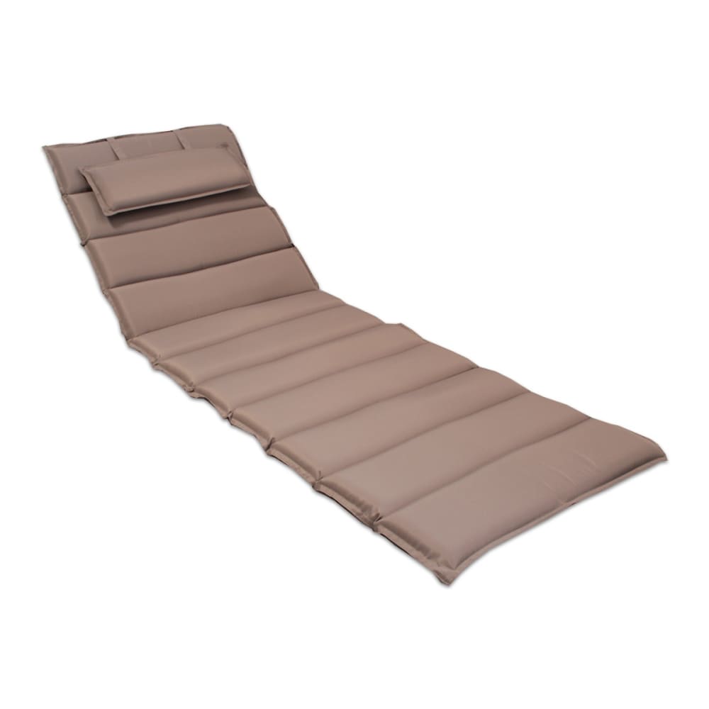 Matelas taupe pour bain de soleil