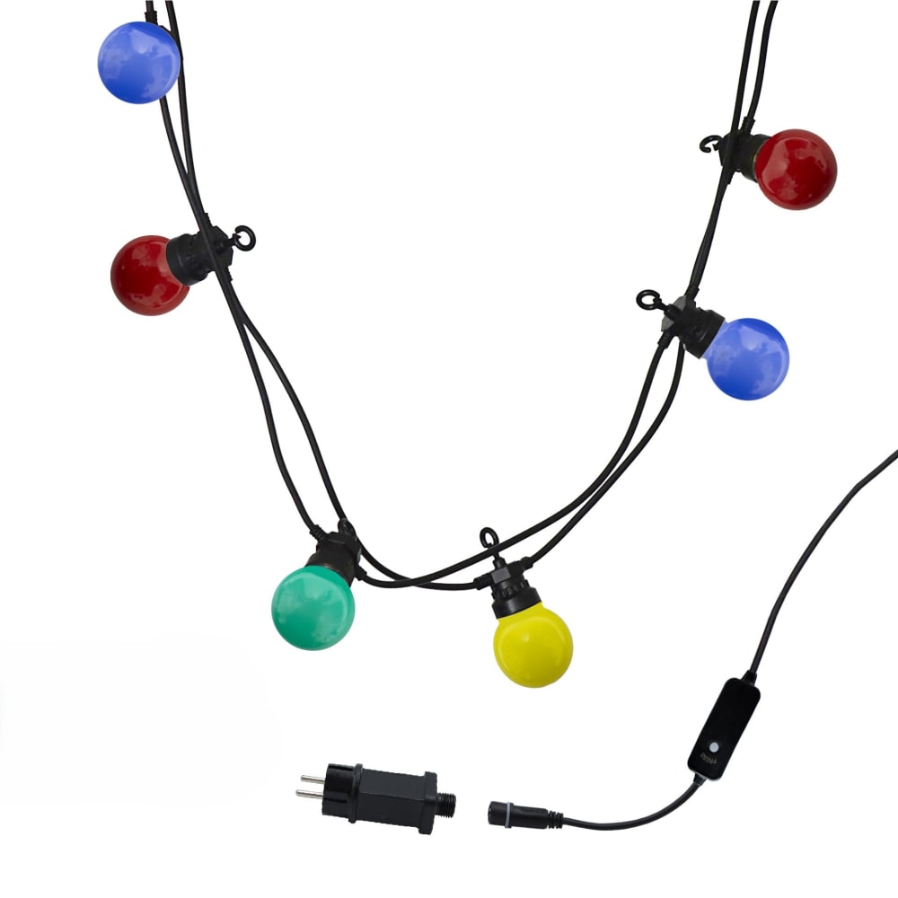 Guirlande lumineuse Caoutchouc Multicolore 8,40 m