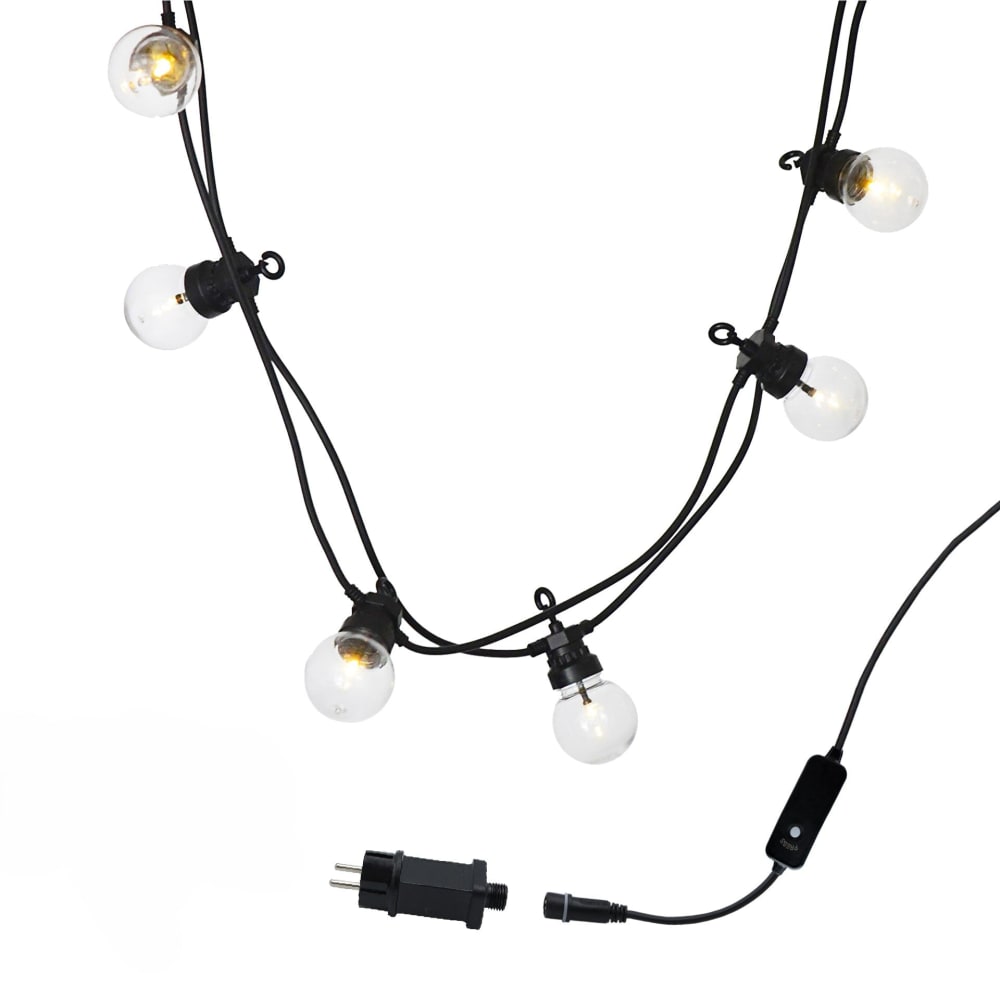 Guirlande lumineuse Plastique Noir 8.7 m