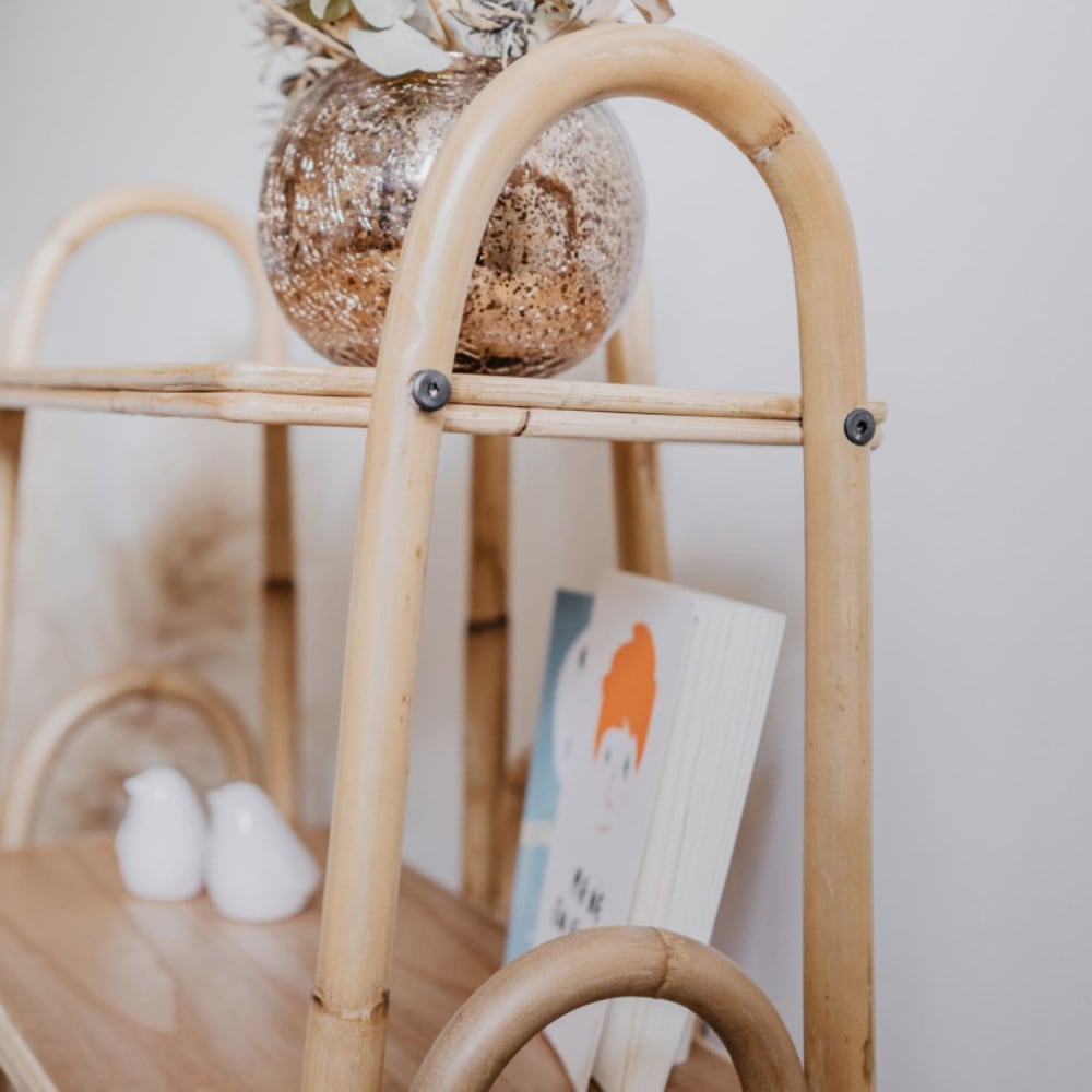 Bibliothèque en rotin Naturel