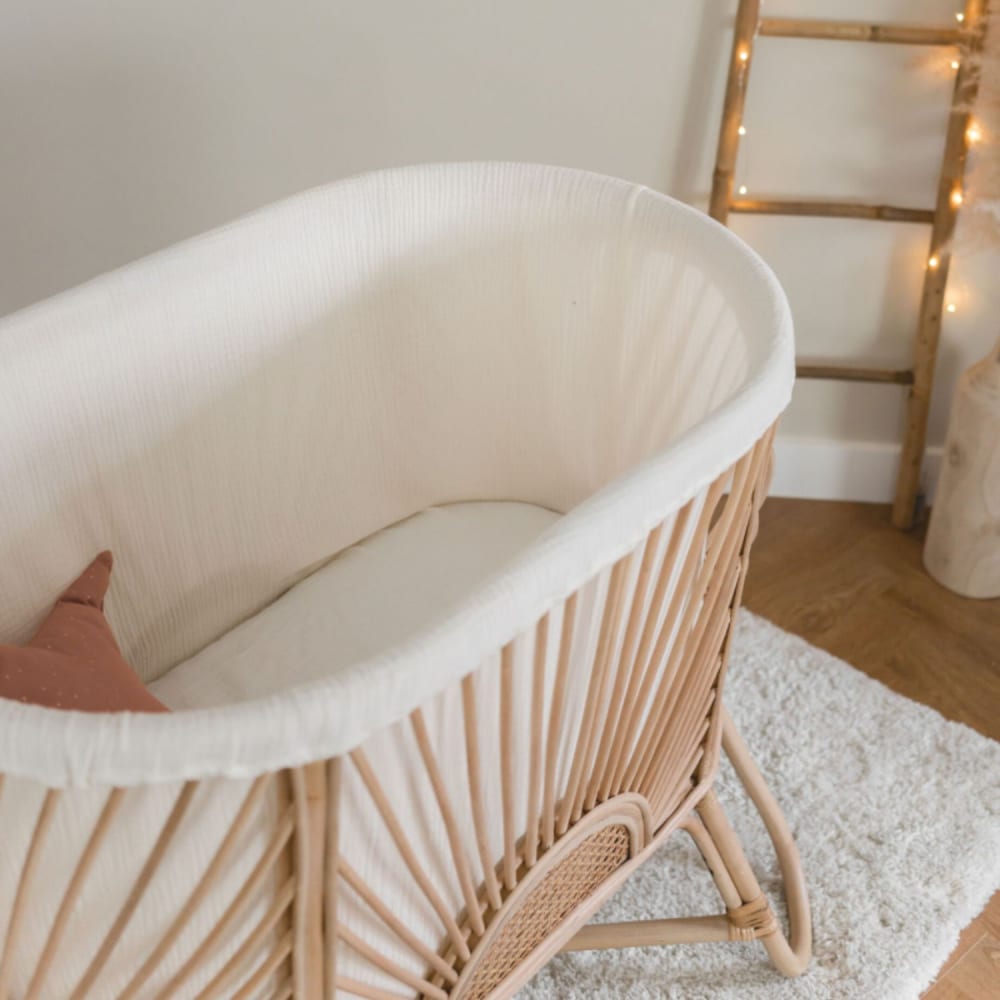 Berceau rotin naturel 80 x 83 cm