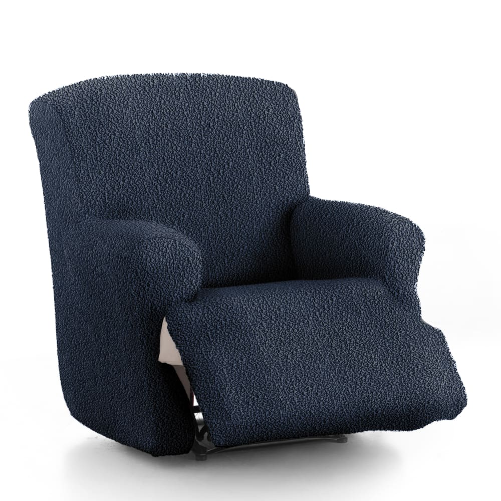 Funda de sillón relax xl elástica azul 60 - 110 cm