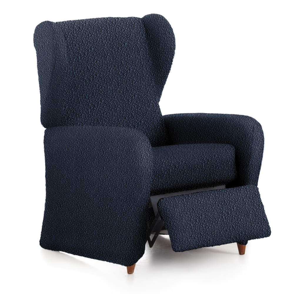 Funda de sillón relax elástica azul 60 - 85 cm