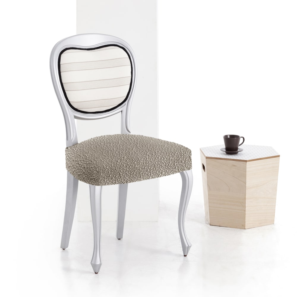 Pack 2 fundas de silla elástica topo 40 - 50 cm - Maisons du Monde