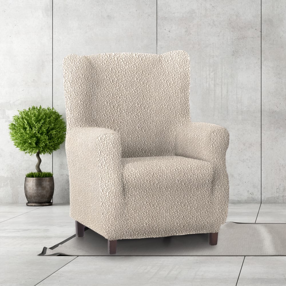 Housse de fauteuil oreiller écru 70 - 100 cm - Maisons du Monde