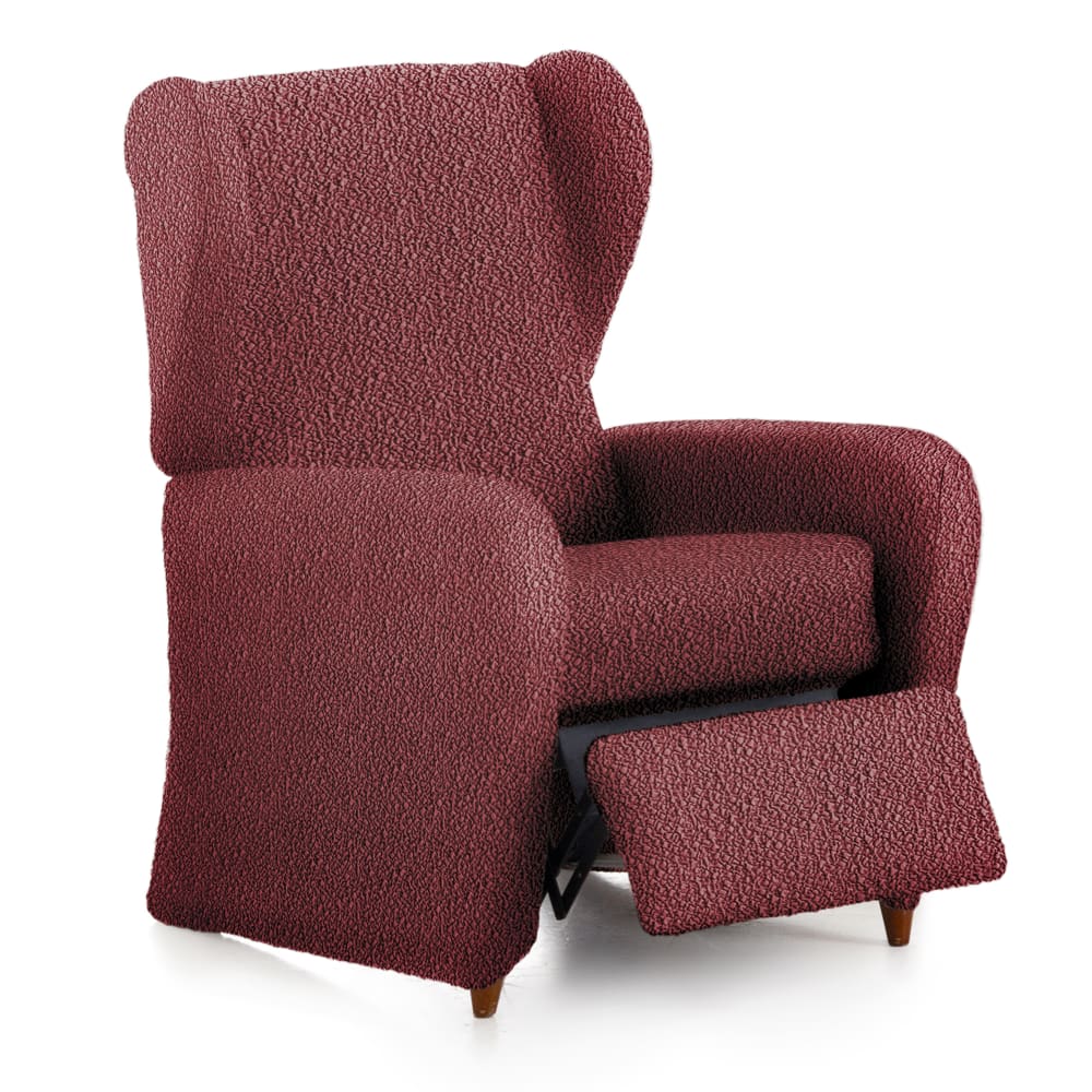 Funda de sillón relax elástica burdeos 60 - 110 cm