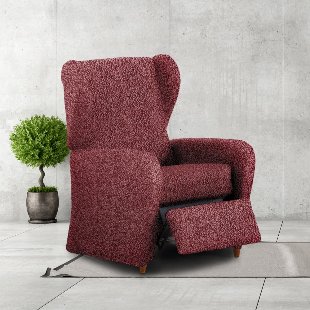 Funda de sillón relax elástica burdeos 60 - 110 cm - Maisons du Monde