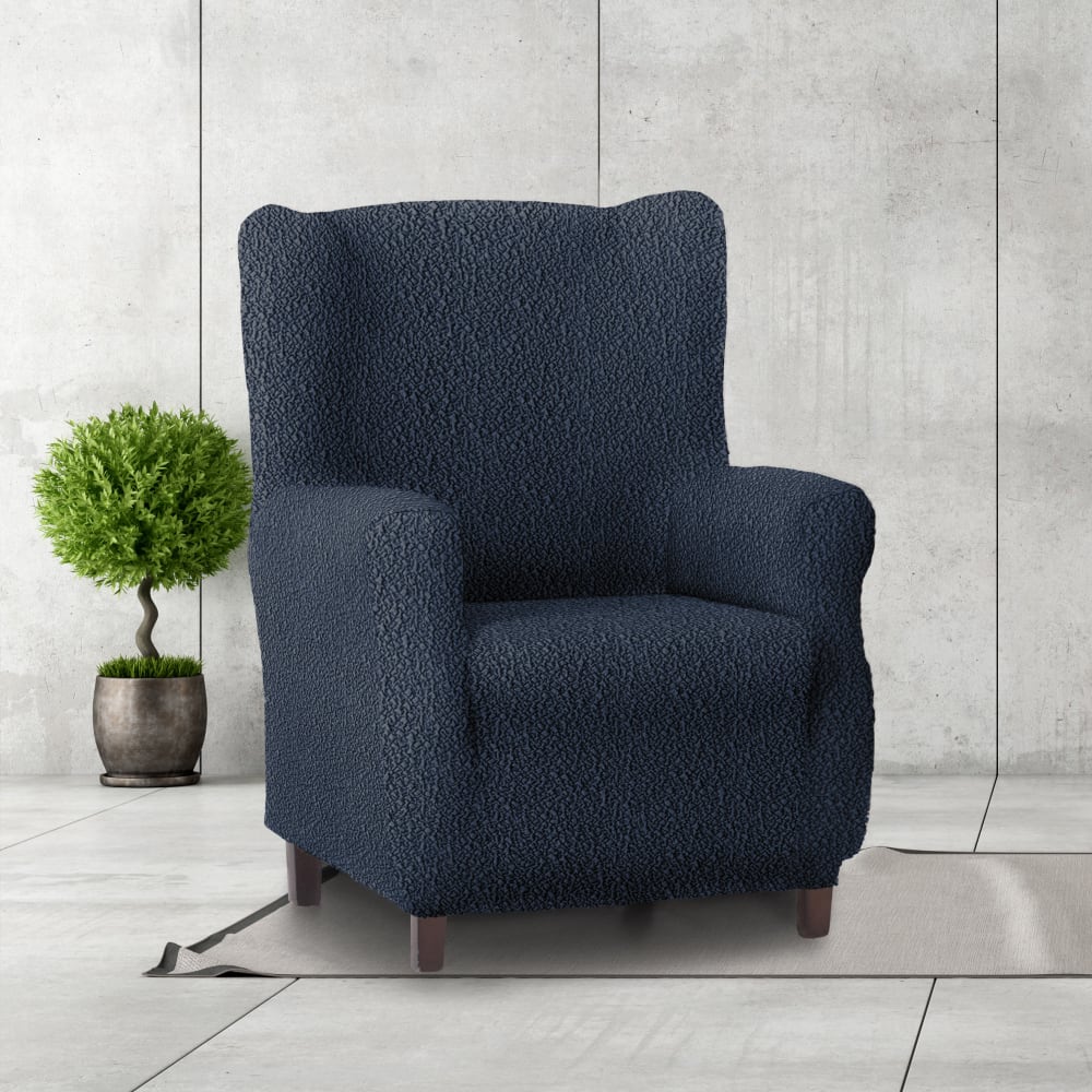 Copripoltrona elastico blu 70 - 100 cm - Eysa