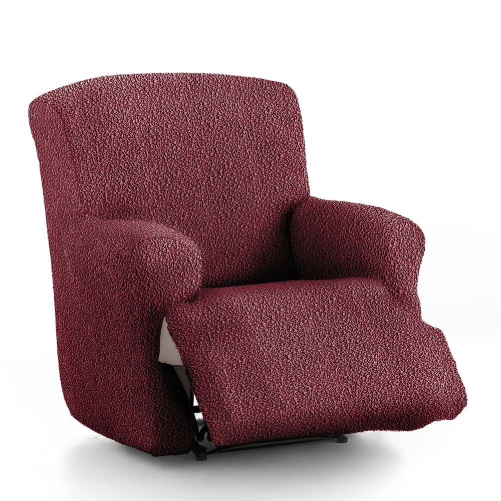 Housse de fauteuil relax XL extensible Bordeaux 60 - 110 cm