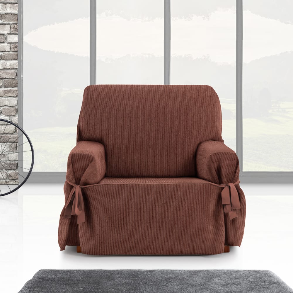Funda de sillón con lazos naranja 80 - 120 cm - Maisons du Monde
