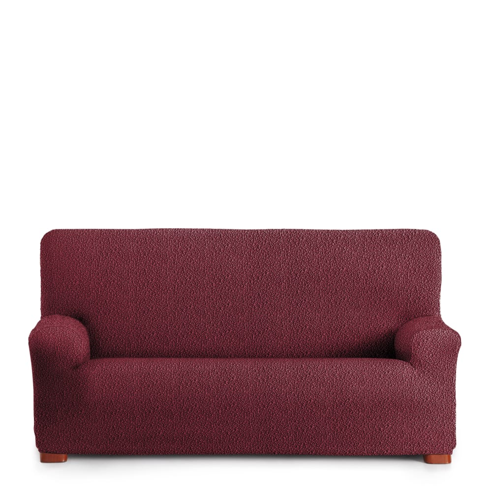 Funda de sofá 2 plazas elástica burdeos 140 - 200 cm