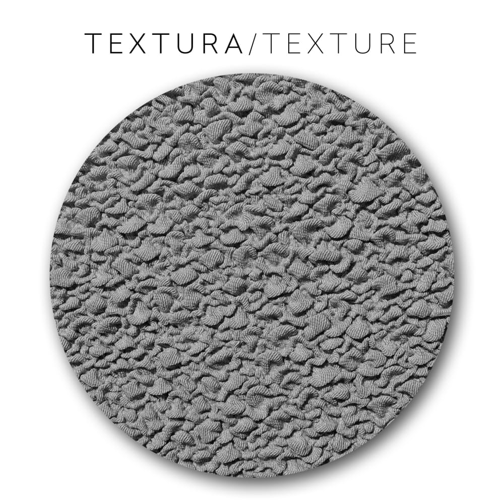 Housse de canapé 3 places relax extensible gris clair 200 - 260 cm — vue 4