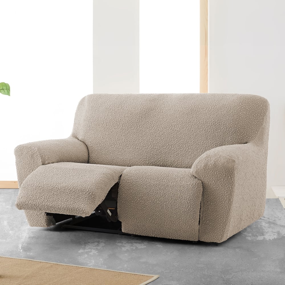 Copridivano 3 posti relax elastico tortora 200 - 260 - Eysa