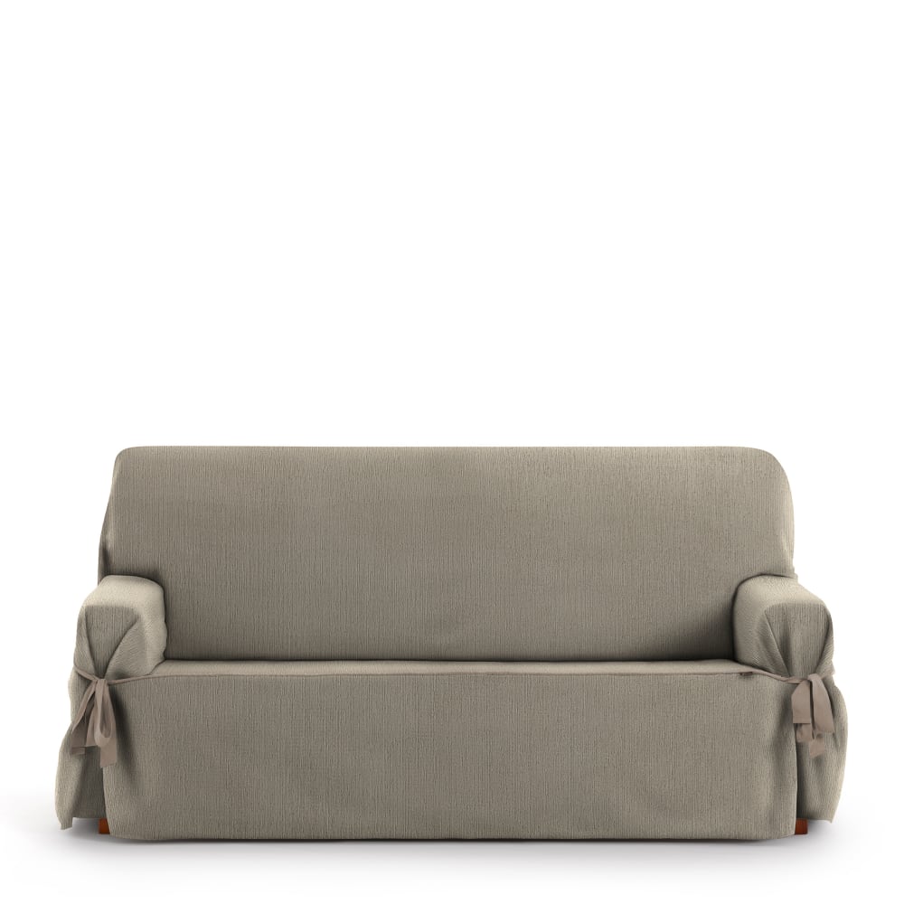 Funda de sofá dos plazas con lazos topo 140 - 180 cm