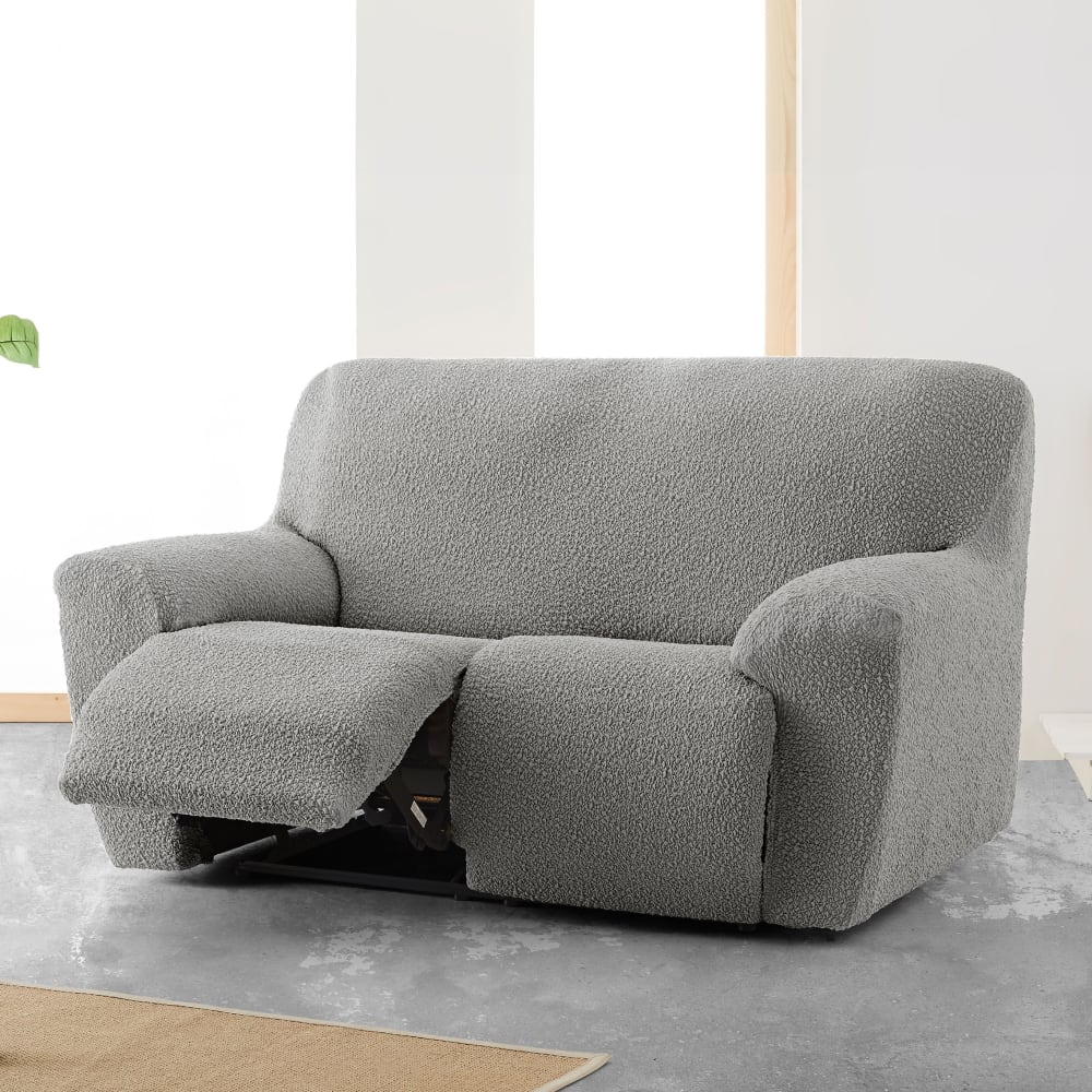 Copridivano 2 posti relax elastico grigio chiaro 150 - 200 - Eysa