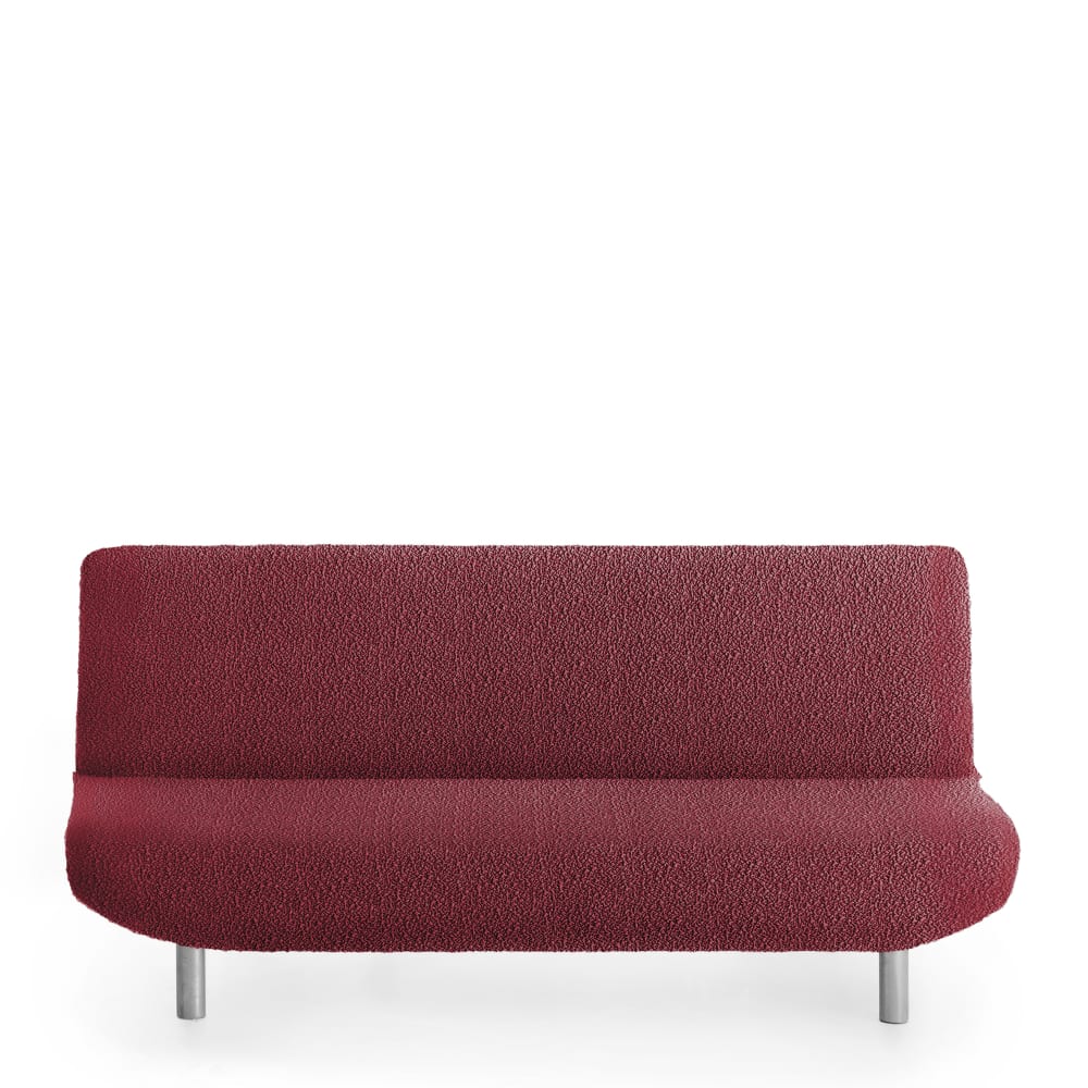 Housse de canapé click clack extensible Bordeaux 180 - 230 cm