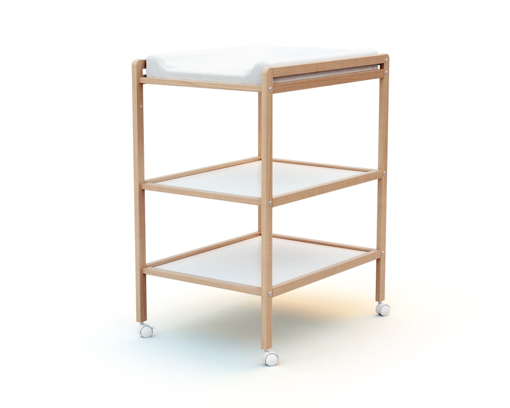 Table à langer en bois