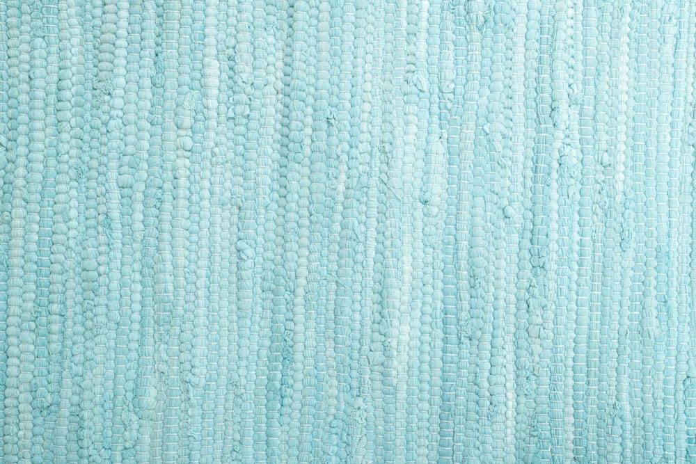 Tapis réversible en coton - tissé à la main - Bleu Claire 160x230 — vue 4