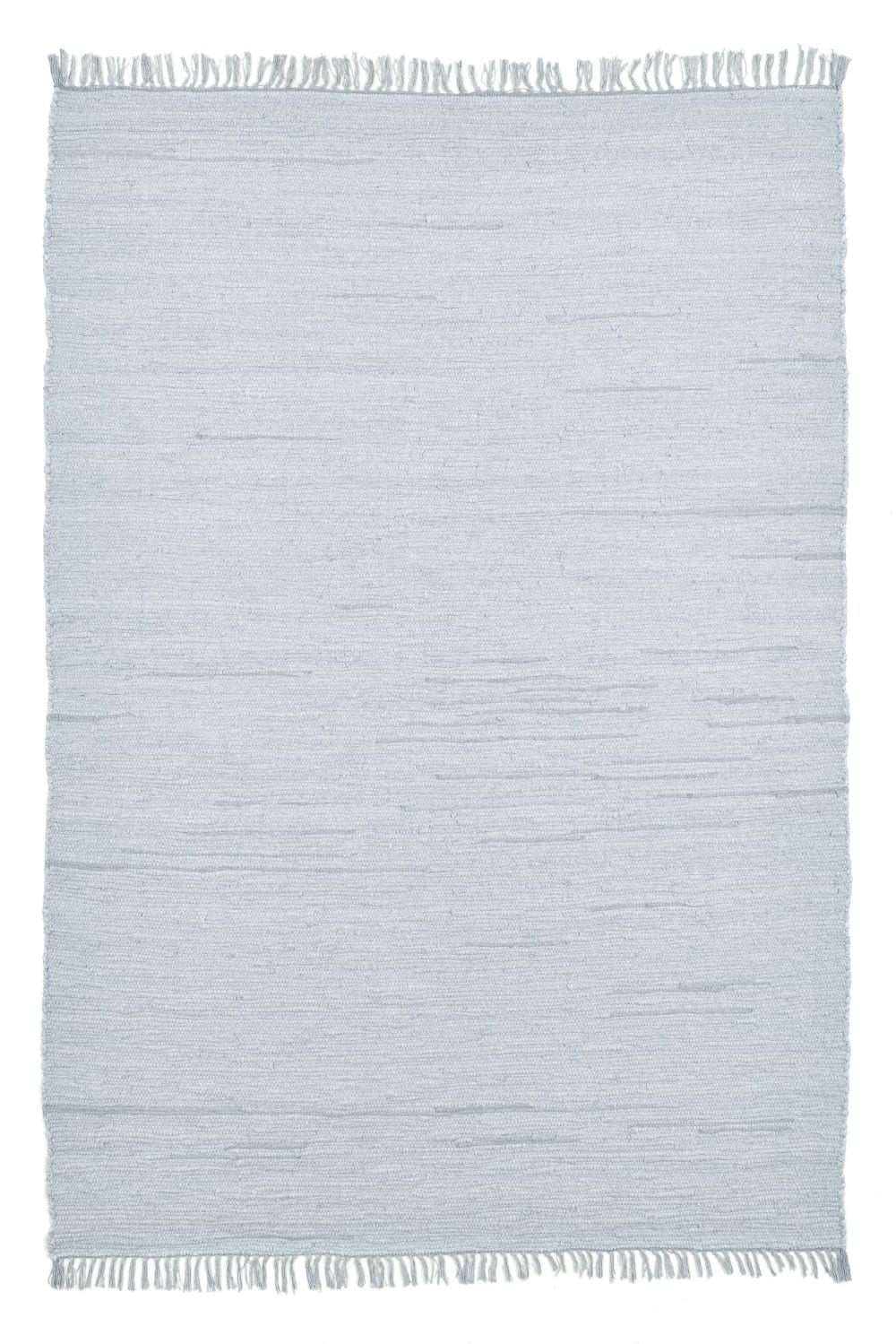 Tapis réversible en coton - tissé à la main - Gris 40x60