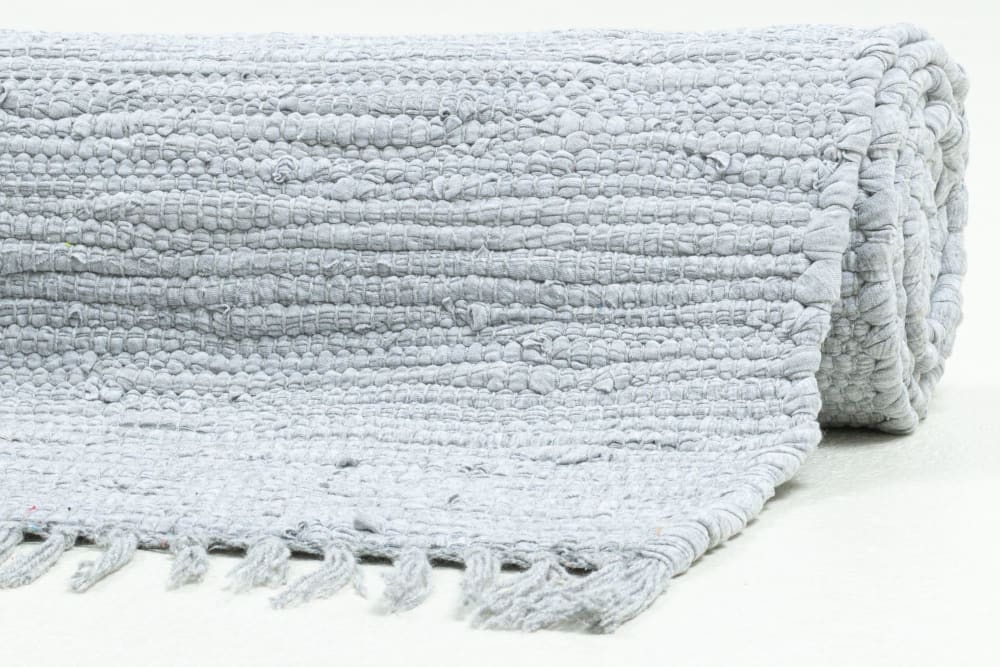Tapis réversible en coton - tissé à la main - Gris 40x60 — vue 3