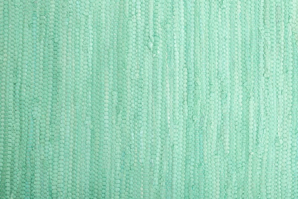 Tapis réversible en coton - tissé à la main - Menthe 120x180 — vue 4
