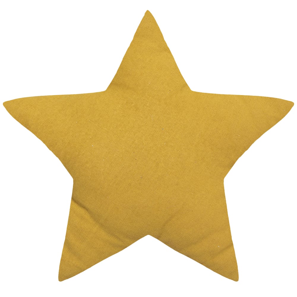 Coussin enfant étoile motifs métallisés ocre 40x40 - Maisons du Monde