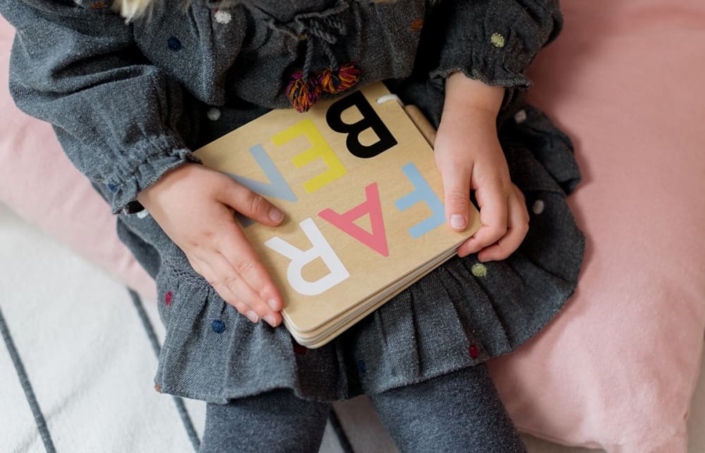 Jeu' de'eveil - Livre en bois couleurs (Kindsgut) - Image 2