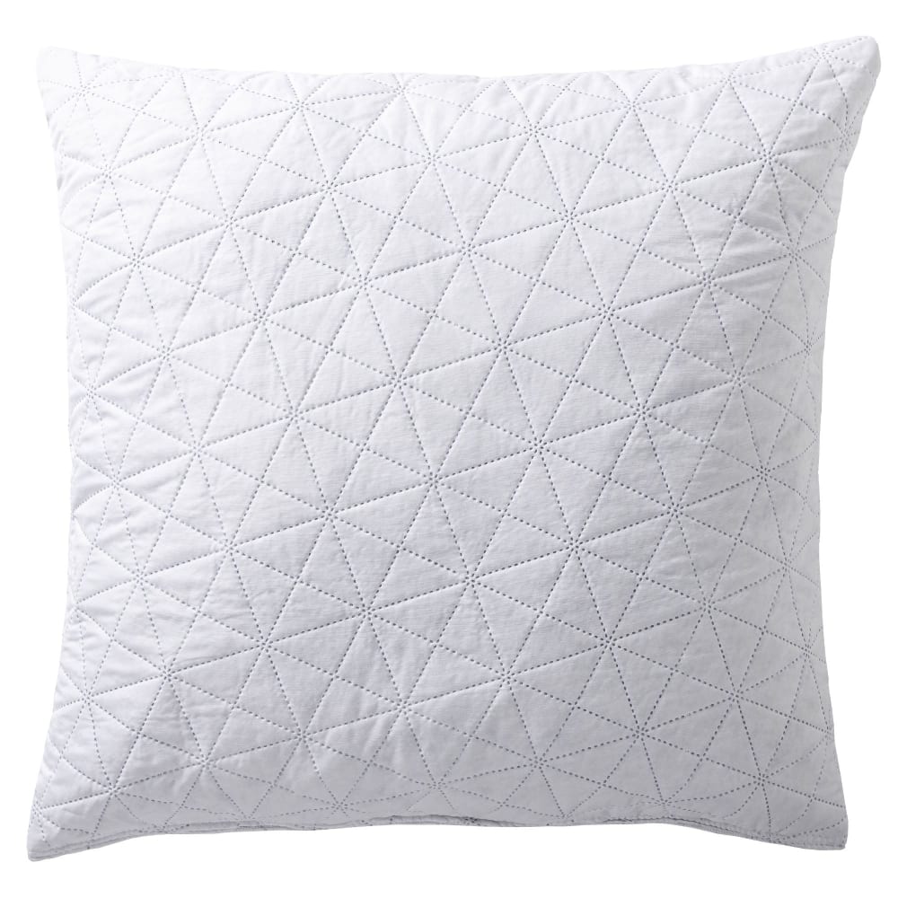 Oreiller ergonomique en polyester blanc 60x60cm