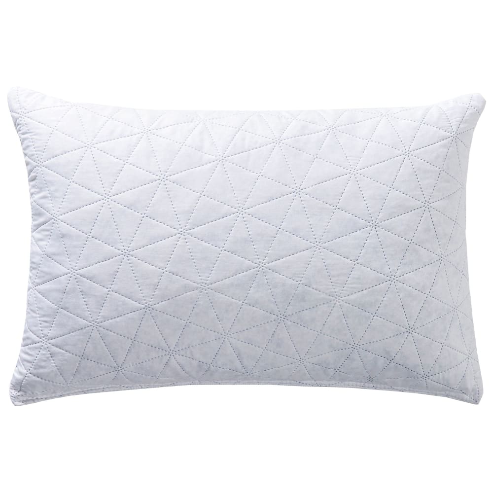 Oreiller ergonomique en polyester blanc 60x60cm — vue 4