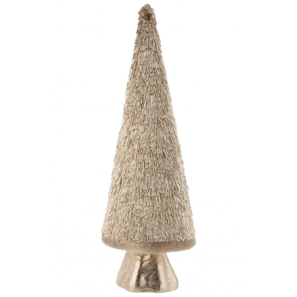 Árbol de navidad decorativo plástico oro alt. 80 cm