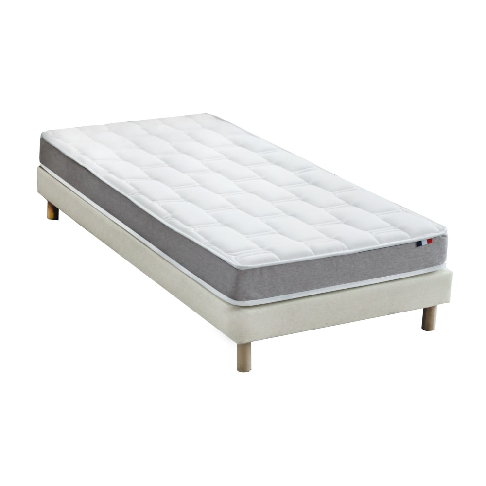 Ensemble matelas mémoire de forme + oreiller + couette 90x190 - Maisons du Monde