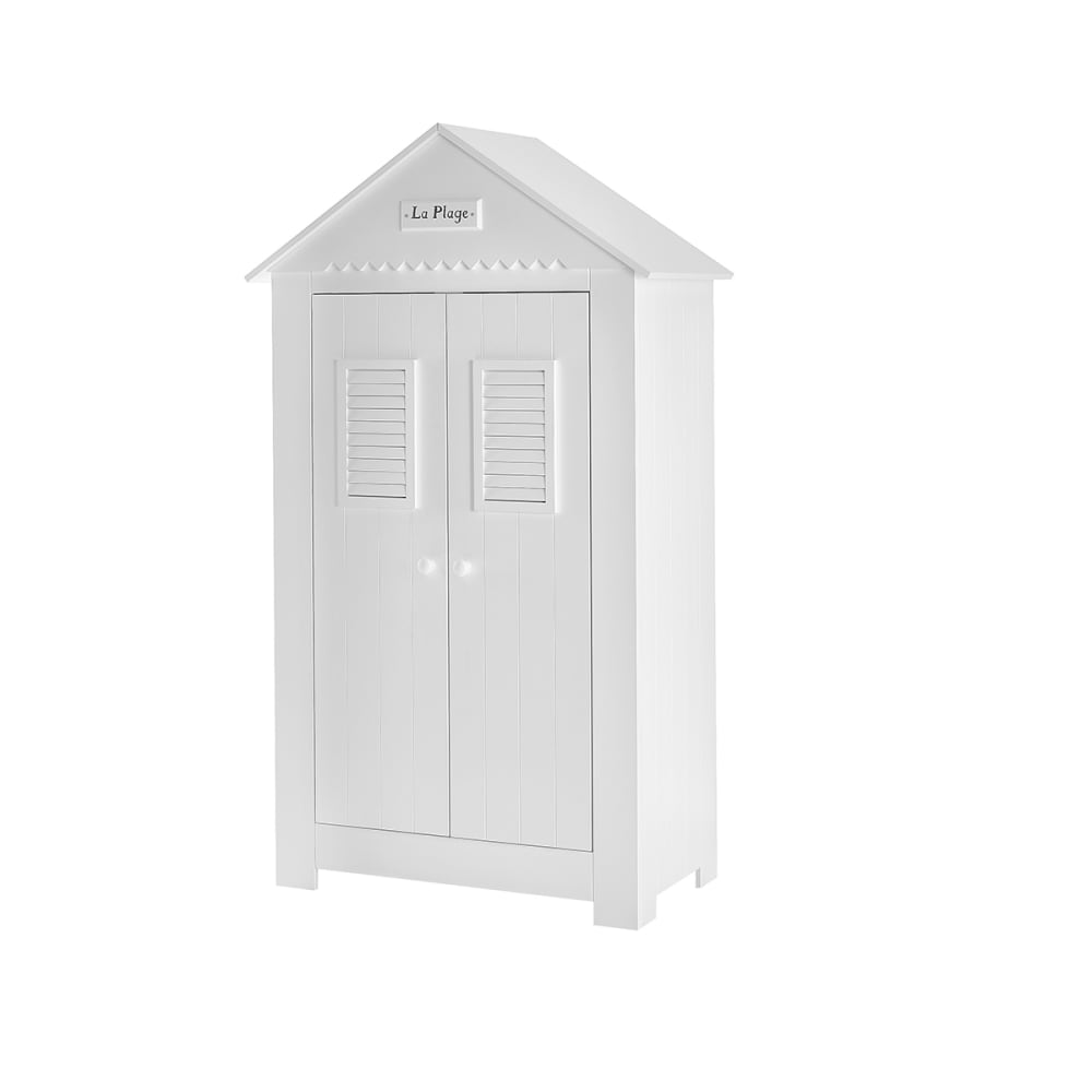 Armoire 2 portes blanc