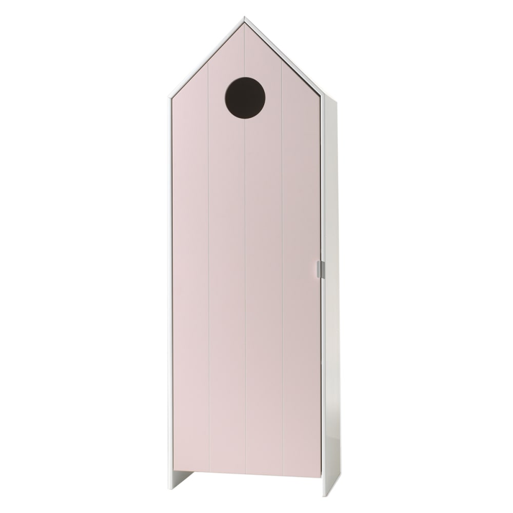 Armoire 1 porte rose