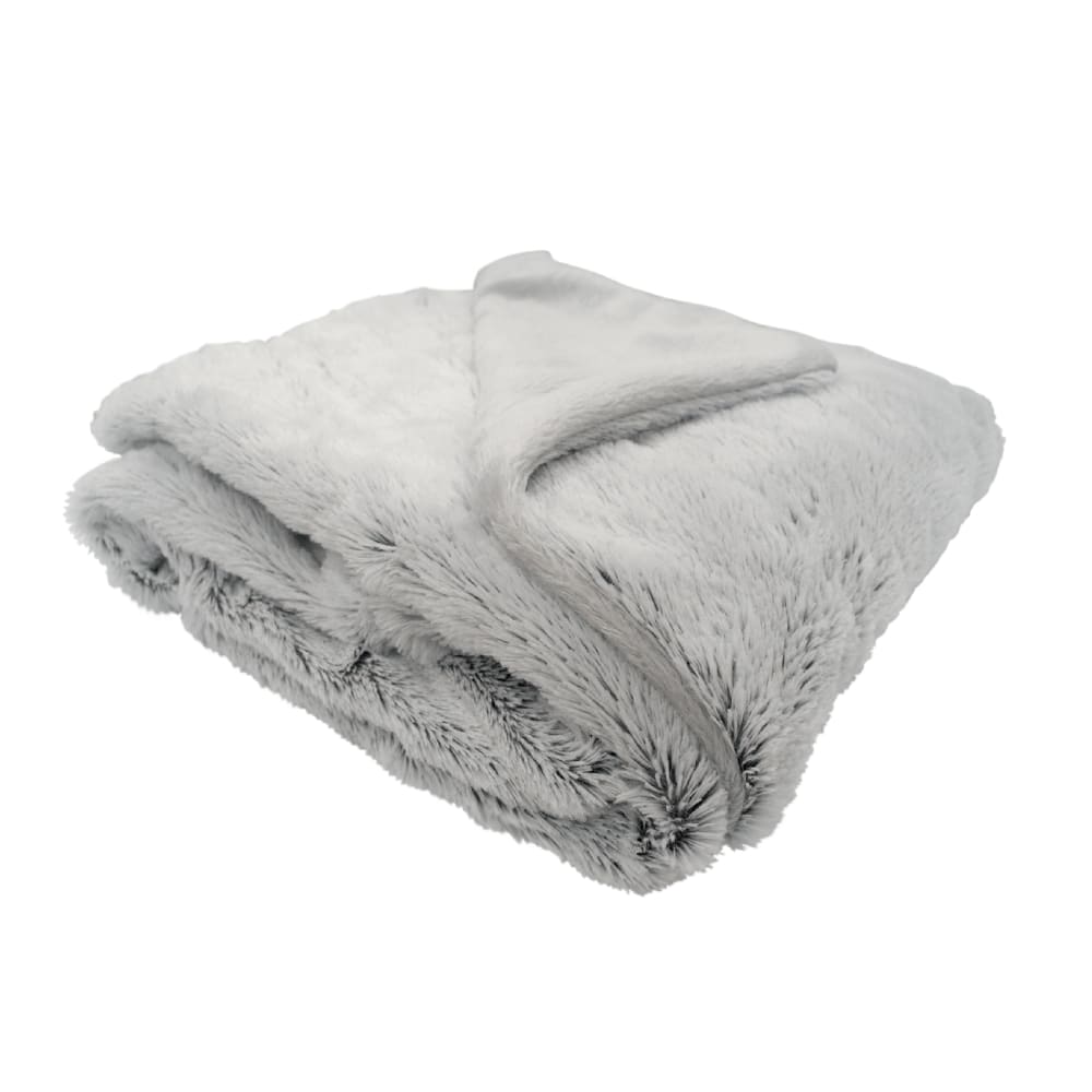 Home Maison - Couverture bébé snow doublée en coton Gris 75x100