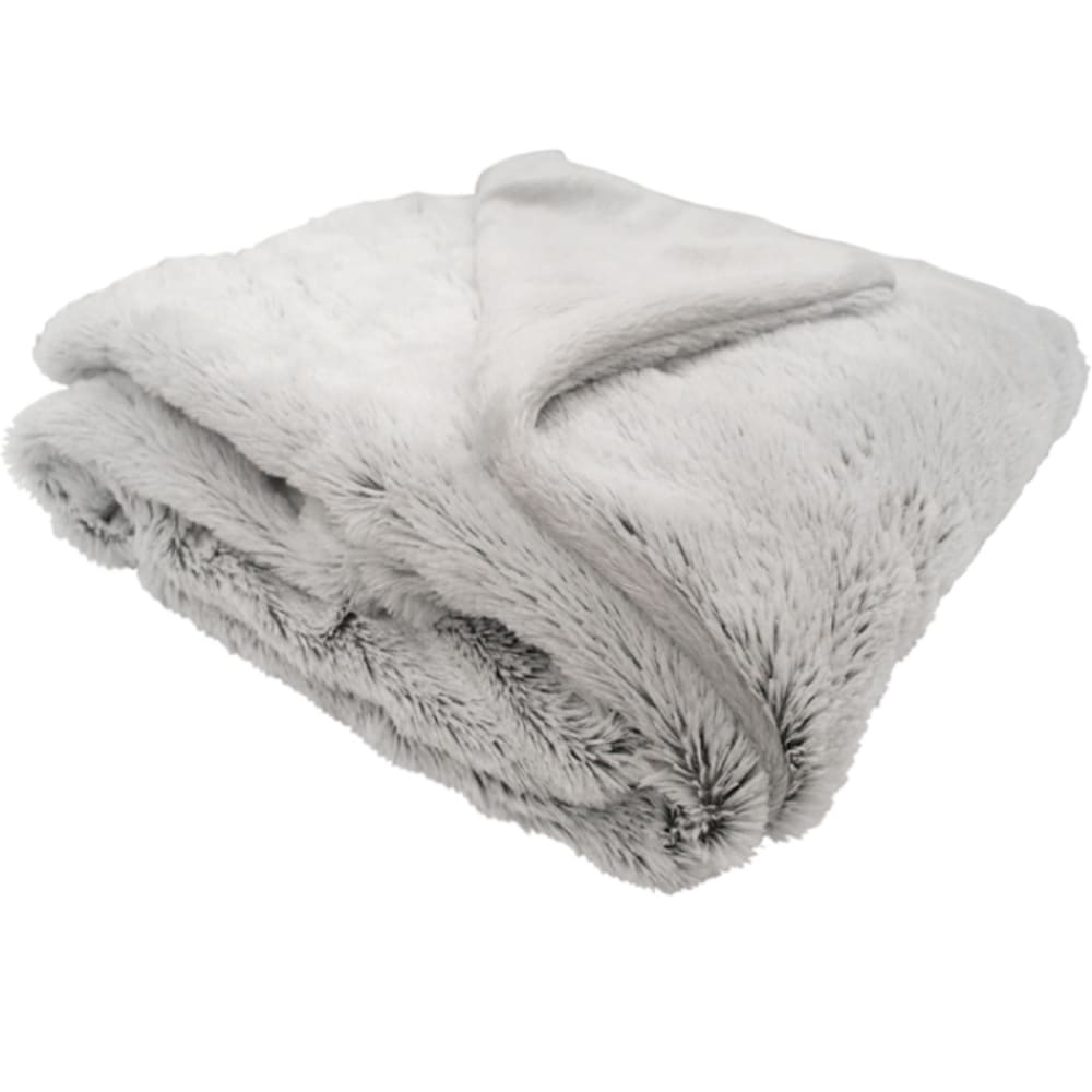 Domiva Couverture Microdoux Snow souris (75 x 100 cm) style contemporain Gris Coton - 100x75x0cm