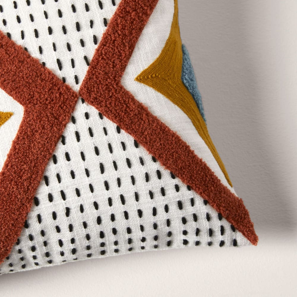 Housse de coussin en coton multicolore 28x47 cm - Maisons du Monde