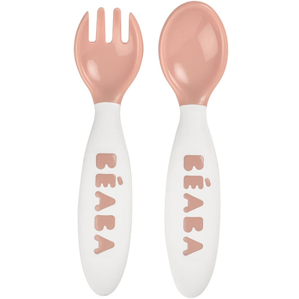 Set de 2 couverts bébé 2ème âge nude