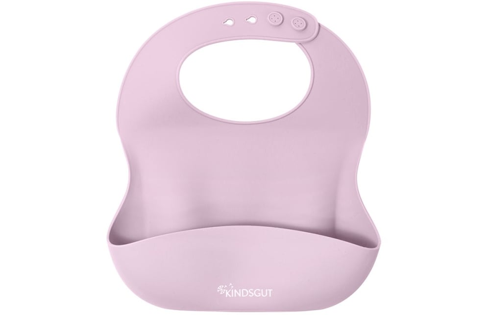 Kindsgut Silikonlätzchen zartrosa TRANSPARENT SILIKON-ORGANOSILOXAN Baby