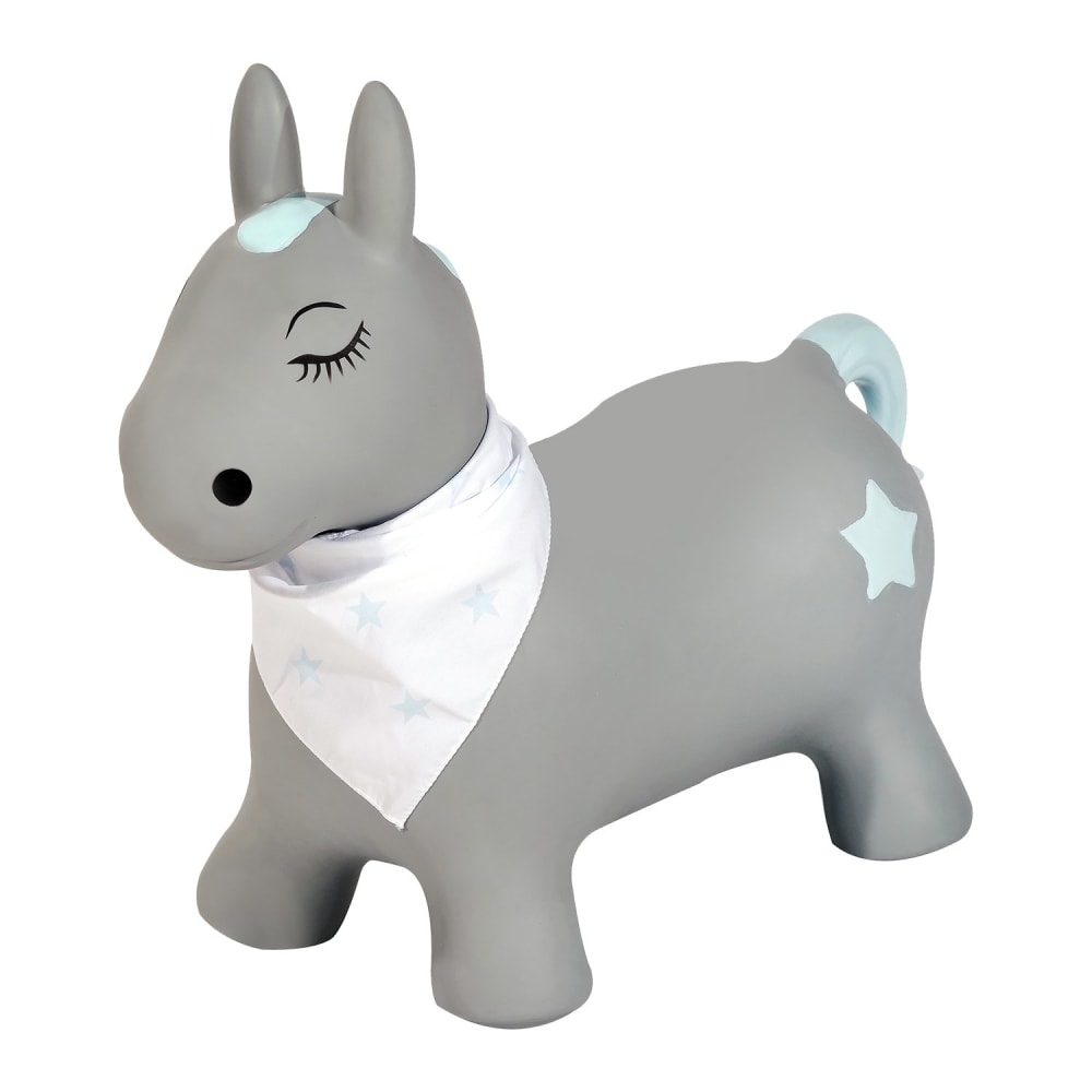 Kindsgut Hüpftier Pony GRAU PVC - POLYVINLYCHLORID Kinder