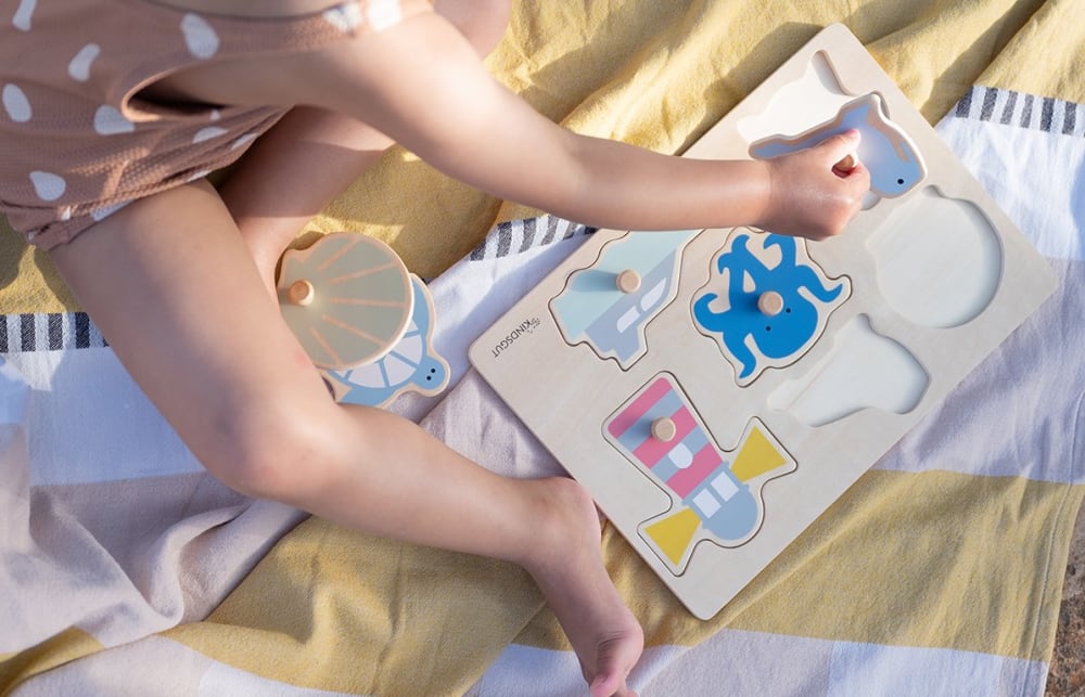 Jeu' de'eveil - Plug-in puzzle Océan - Maisons du Monde
