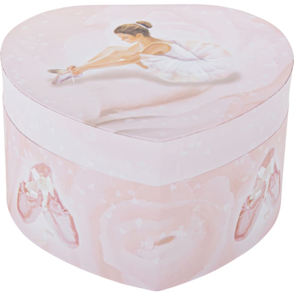 Joyero musical fosforescente rosa bailarina