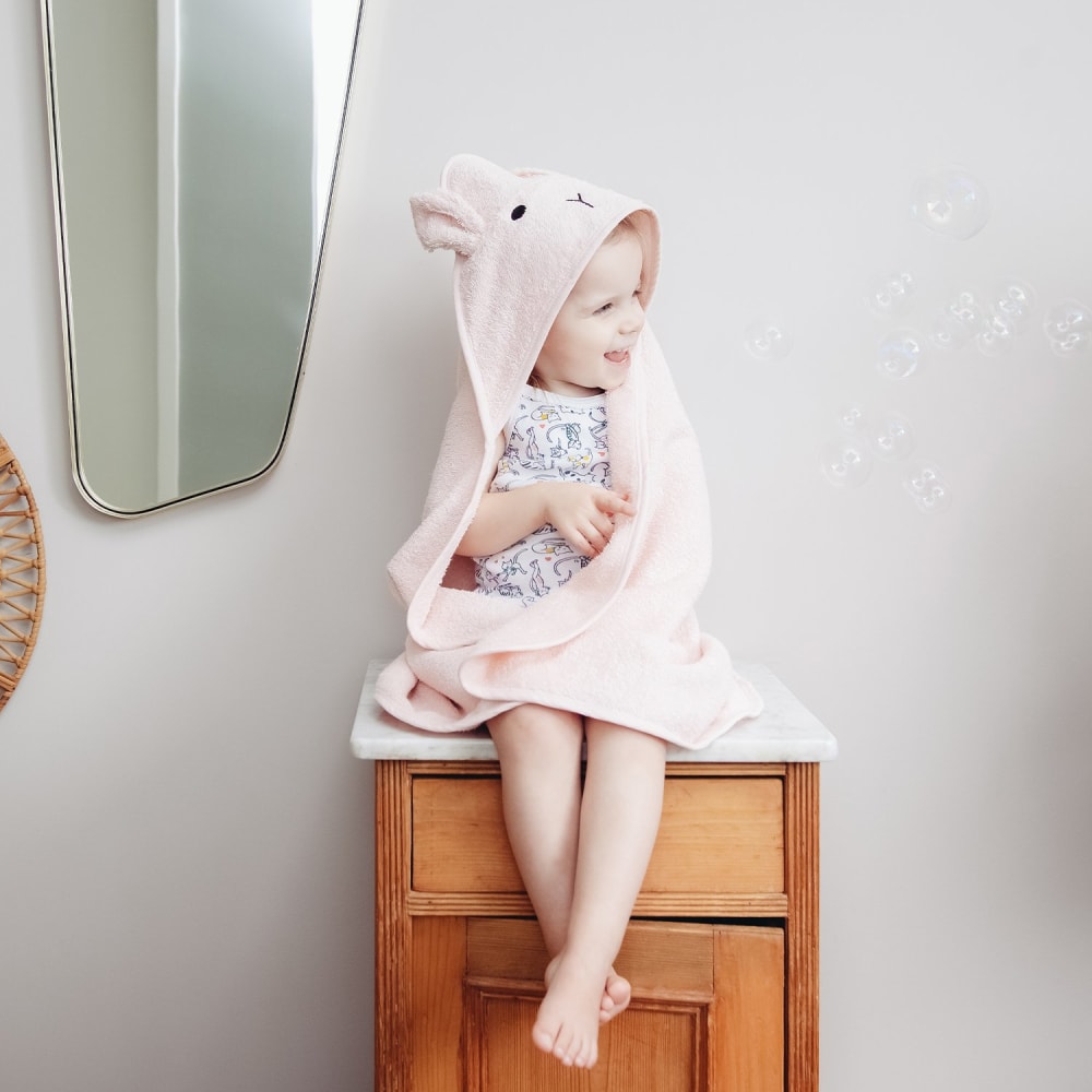 Cape de bain lapin en coton (Kindsgut) - Image 1