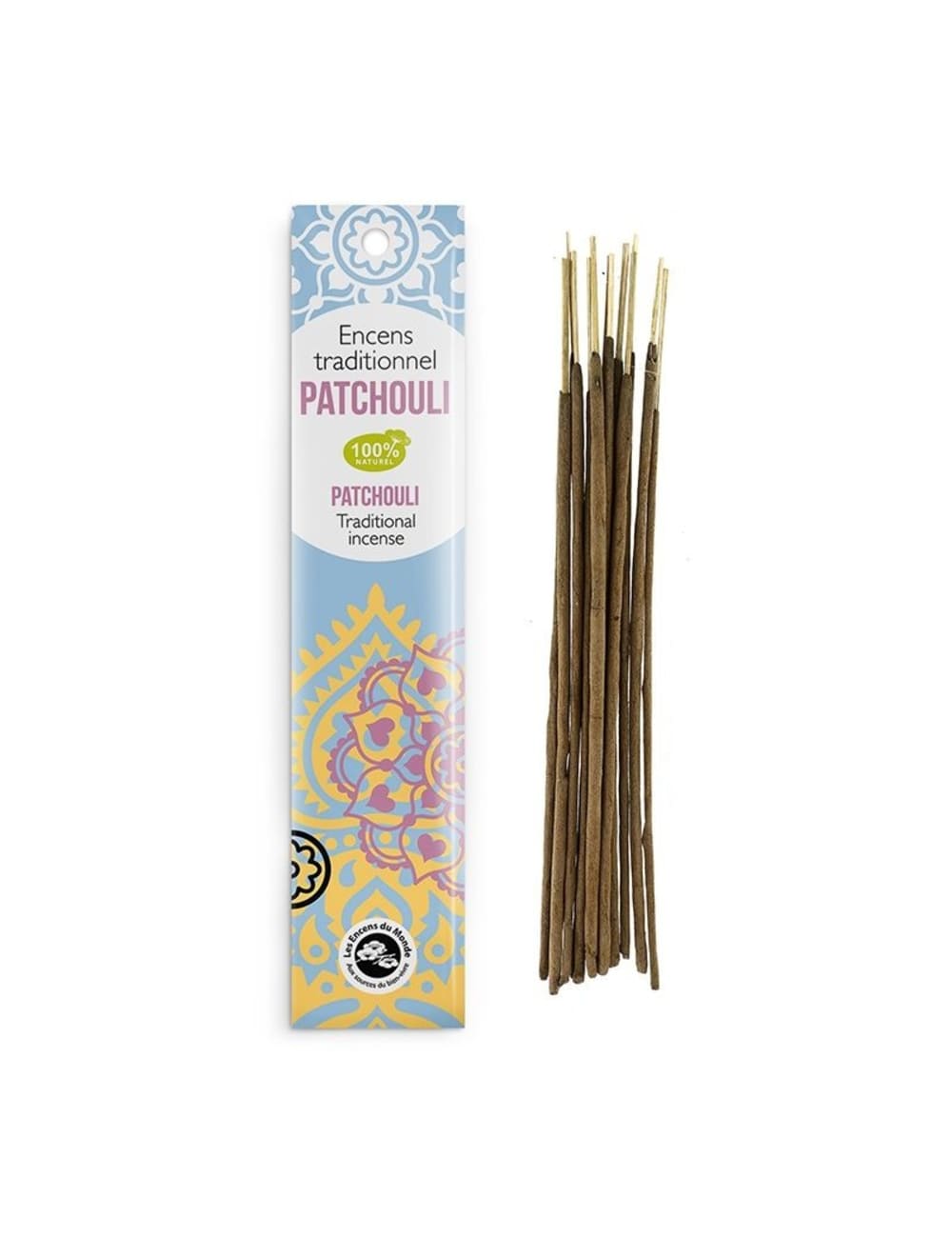 Encens indien haute tradition patchouli tendre