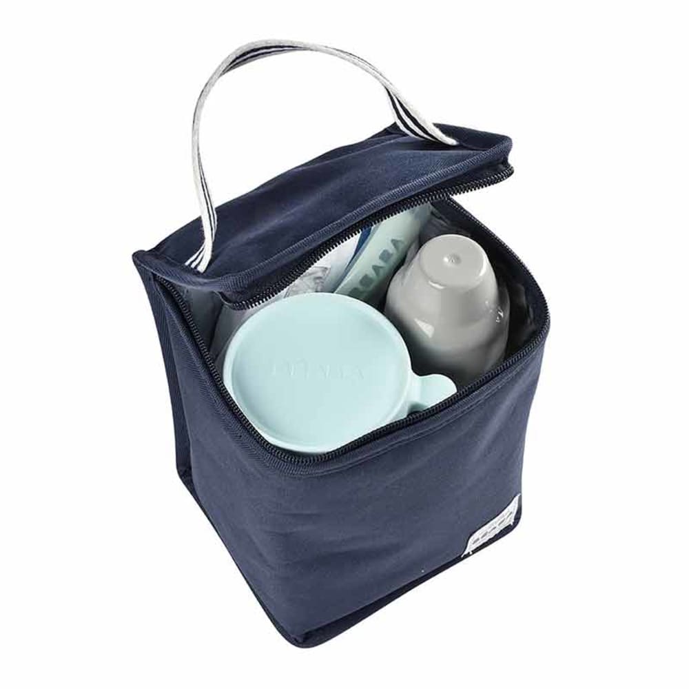 Sac isotherme bleu marine rayé (Béaba) - Image 3