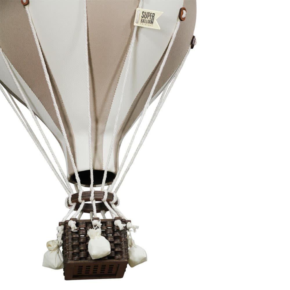 Montgolfière déco chambre enfant Beige l