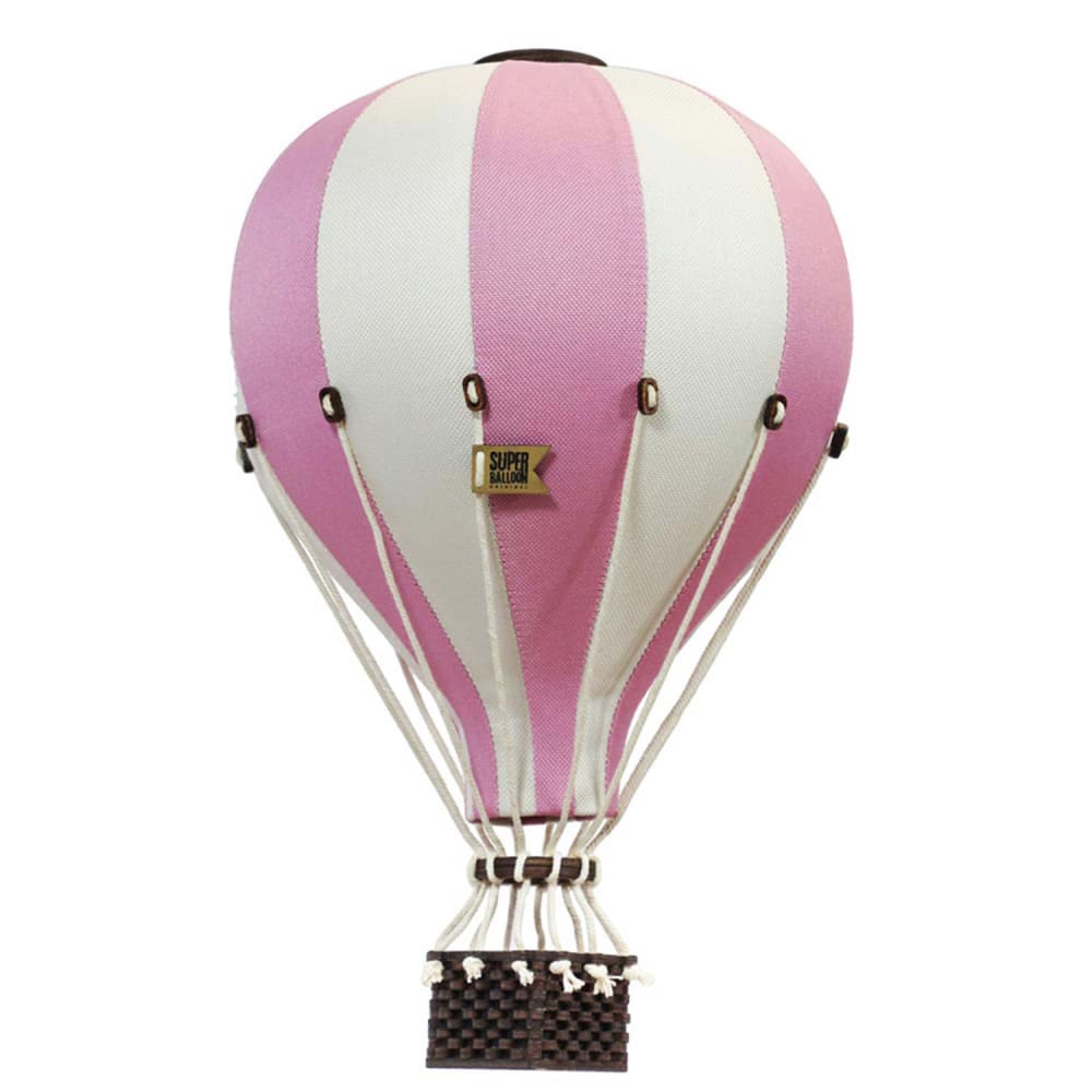 Montgolfière déco chambre enfant rose m