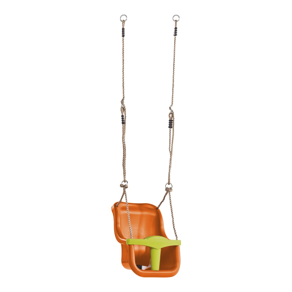 Axi Baby Schaukelsitz für Babys ab 9 Monate, orange/grün style modern orange Silikon-organosiloxan