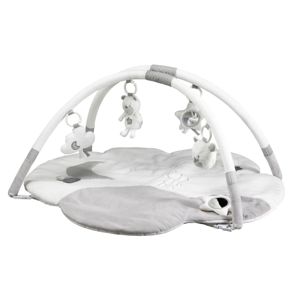 Tapis d'éveil nuage avec arches en polyester