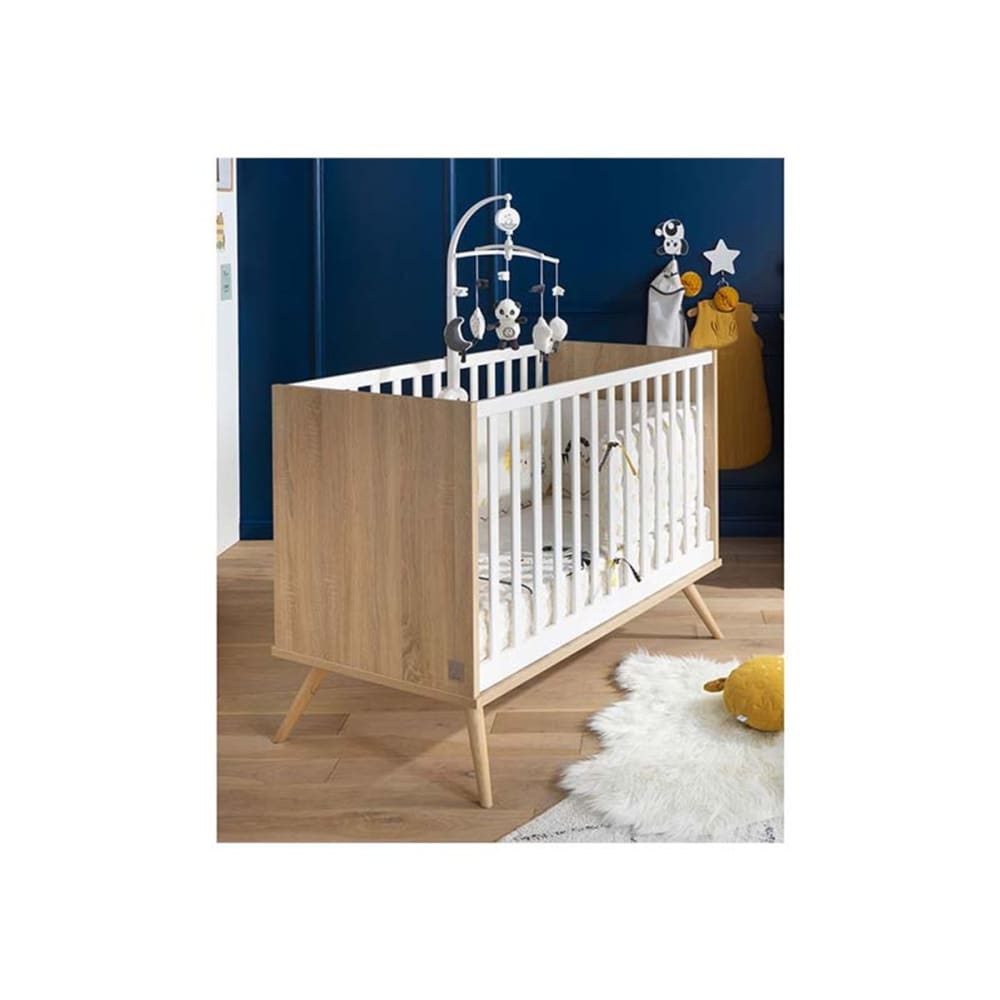 Lit bébé à barreaux Seventies (60 x 120 cm) - Maisons du Monde