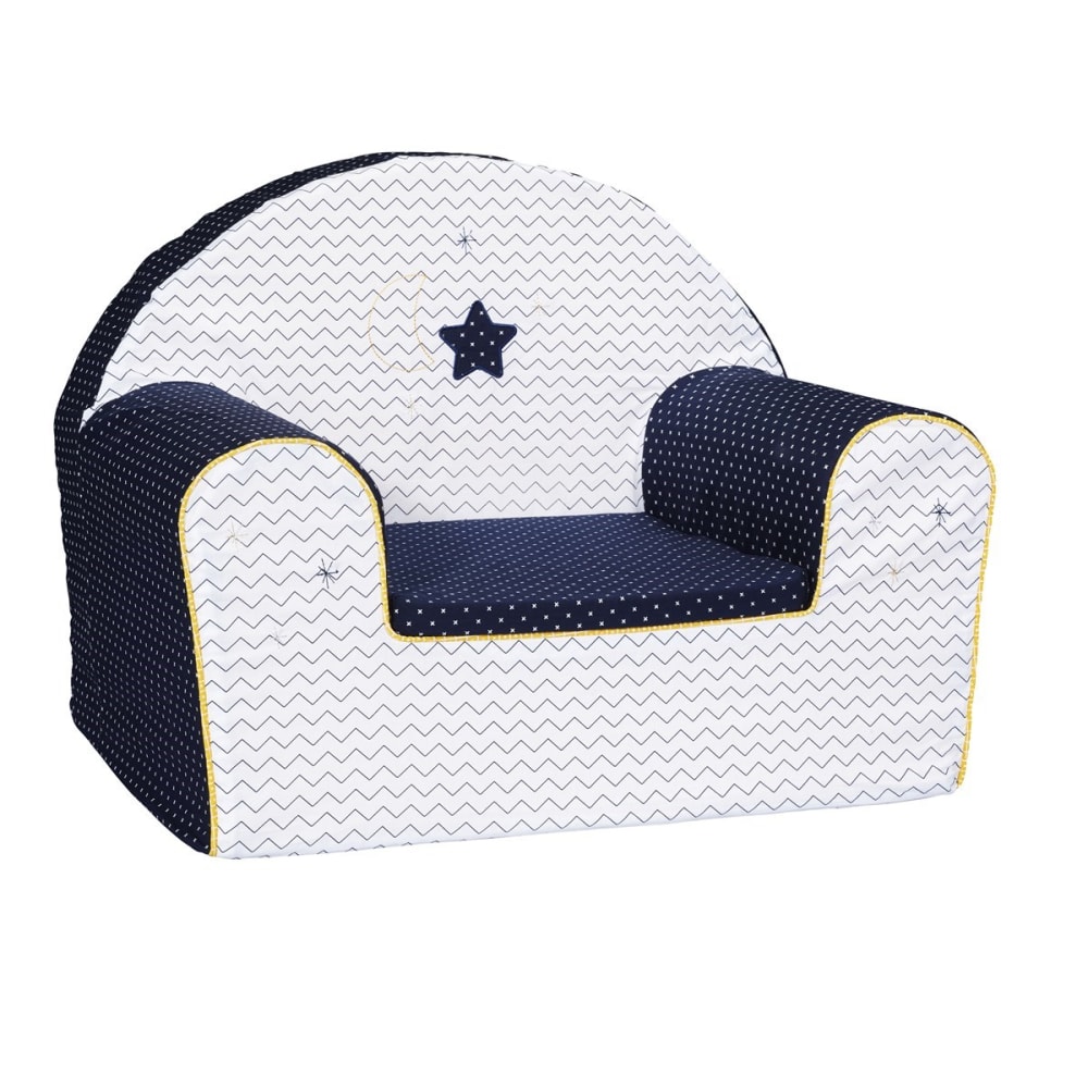 Fauteuil club enfant en coton